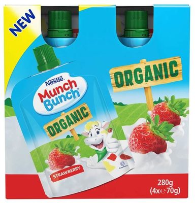 Munch Bunch Organic Pouch Strawberry — pack