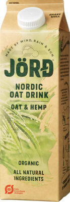 Oat Drink, Oat and Hemp — pack