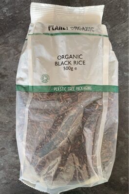 Organic black rice — pack