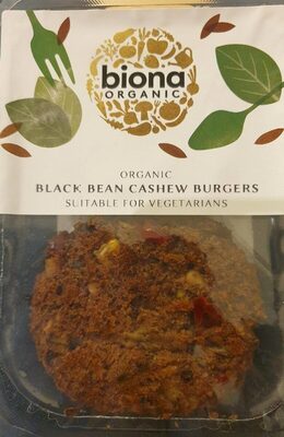 Black bean cashew burgers — pack