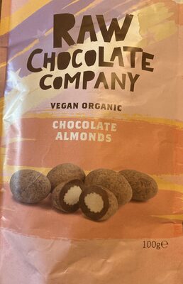 Vegan Organic Chocolate Almonds — pack