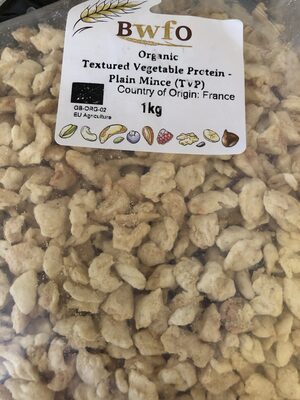 Textured Vegetable Protein Plain Mince — pack