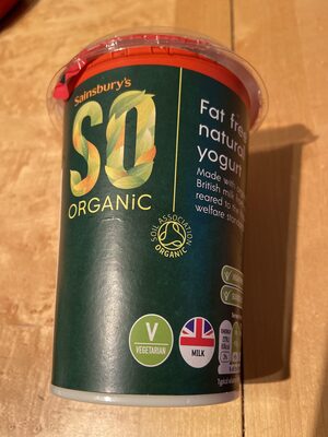 Fat free natural yogurt — pack