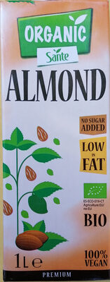 Almond drink organic UHT — pack