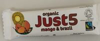 Organic Just5 mango and brazil