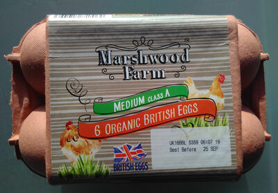 Organic British Eggs — pack