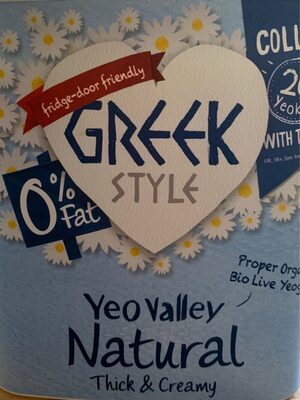 Greek Style Yeo Valley Natural — pack