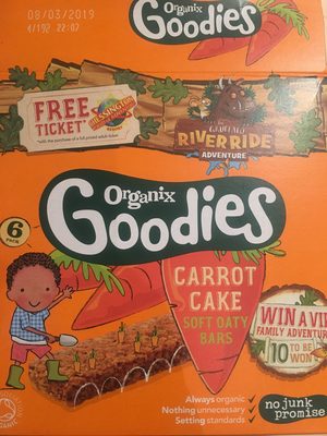 Carrot Cake Soft Oaty Bars+ Months 6 x — pack