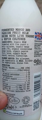 Kefir - Mango & Passion Fruit — pack
