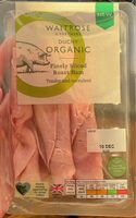 Finely sliced roasr ham