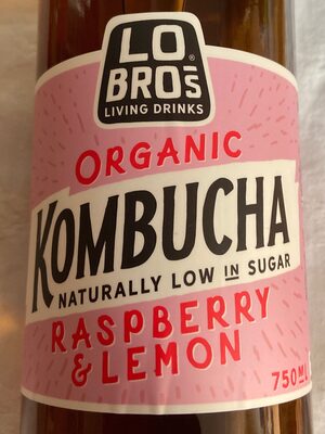 Organic Kombucha Raspberry & Lemon — pack
