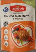 Linwoods cold milled Flaxseed, Bio Cultures & Vitamin D
