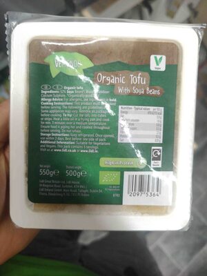Organic Tofu with Soya Beans — pack