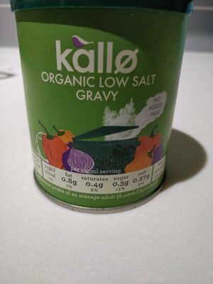 Organic Low Salt Gravy — pack
