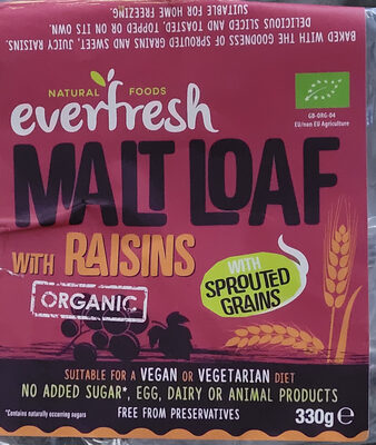 Everfresh | Malt & Raisin Loaf — pack