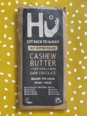 Cashew Butter + Pure Vanilla Bean Dark Chocolate — pack