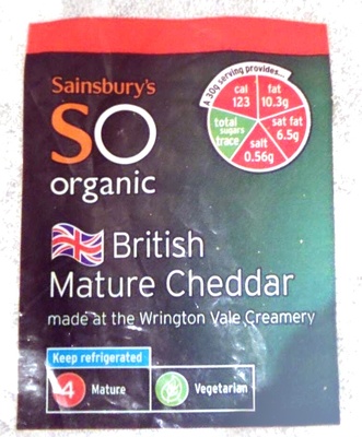 British Mature Cheddar — pack
