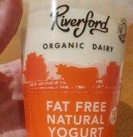 Fat free natural yogurt
