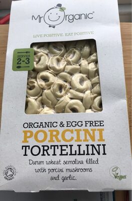 Organic&egg free Porcini Tortellini — pack