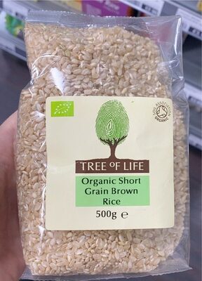Organic Short Grain Brown Rice — pack