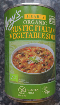 Hearty Organic Rustic Italian Vegetable Soup — pack