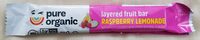 Raspberry Lemonade Layered Fruit Bar