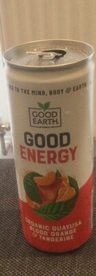 Good energy Organic Guayusa Blood orange & Tangerine — pack