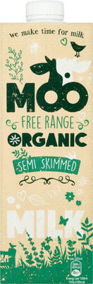 Moo Organic Semi Skimmed Milk — pack