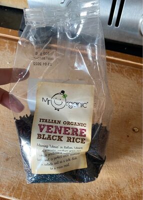 Italian organic venere black rice — pack