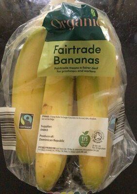 Organic Fairtrade Bananas — pack