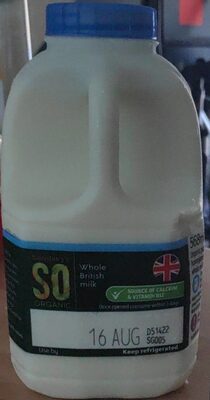Whole British Milk — pack