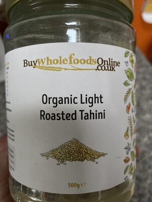 Organic light roasted tahini — pack