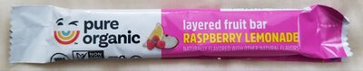 Raspberry Lemonade Layered Fruit Bar — pack