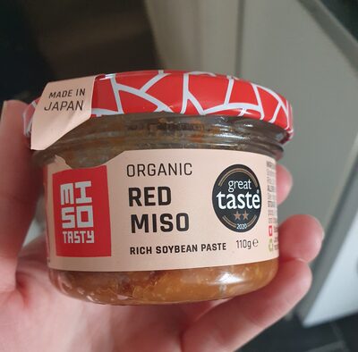 Organic red miso rich soybean paste — pack