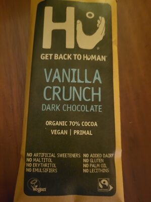 Vanille crunch dark chocolate — pack