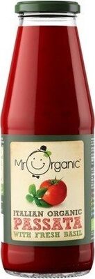 Italian Organic Passata with Fresh Basil — pack