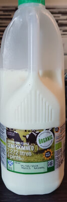 Organic semi-skimmed milk — pack
