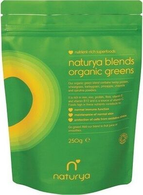 Naturya Blends Organic Greens — pack