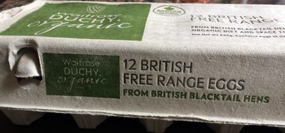 Free range eggs — pack