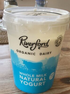Organic whole milk natural yogurt — pack