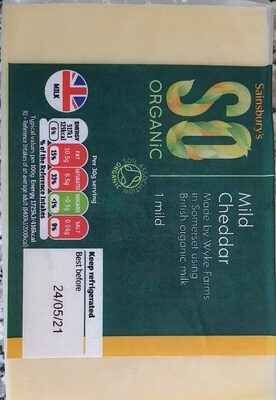 Organic Mild Cheddar — pack