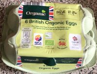 6 British Organic Eggs