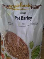 Organic pot barley