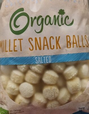 Organic Salted Millet Snack Balls — pack