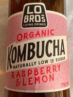 Organic Kombucha Raspberry & Lemon
